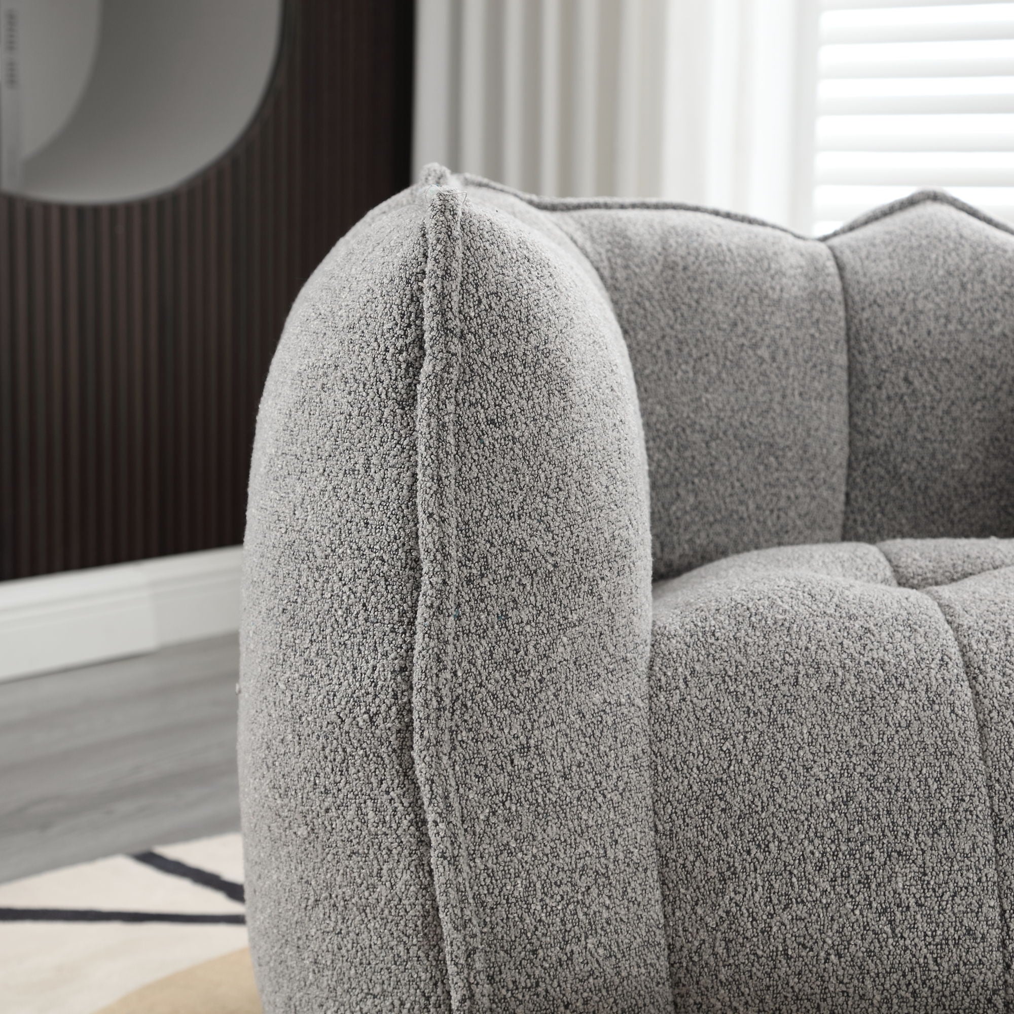 Soft Bean Bag Chair With High Resilient Foam