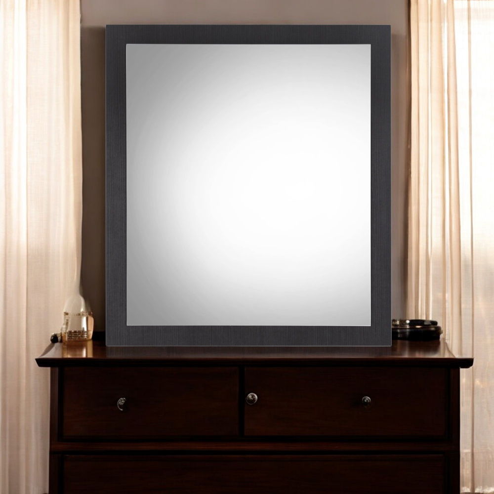 Eos - Mirror - Walnut & Black
