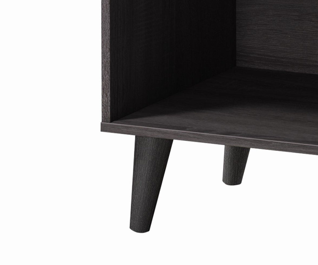 Amidon - TV Stand, With 2 Storage Shelves And 1 Cabinet