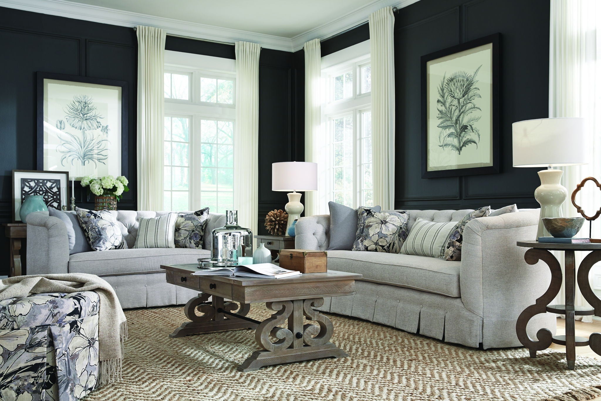 Tinley Park - Rectangular Sofa Table - Dove Tail Gray