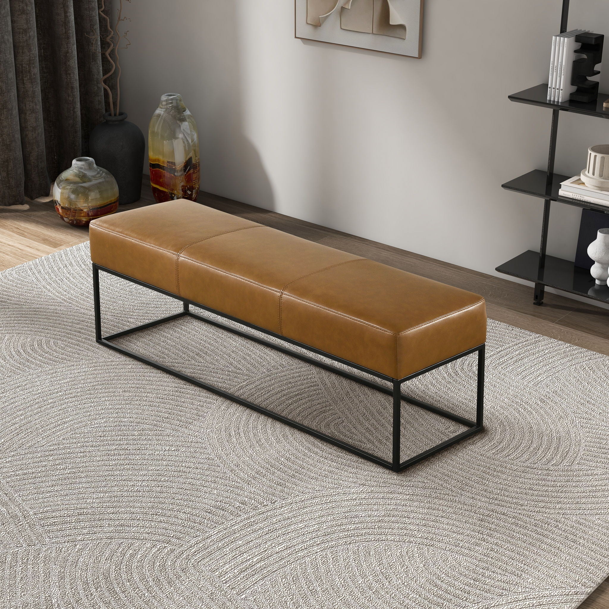 Odessa - Bench - Tan