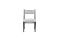 Comfortable Upholstery Cresent Chair (Set of 2) - Peppercorn