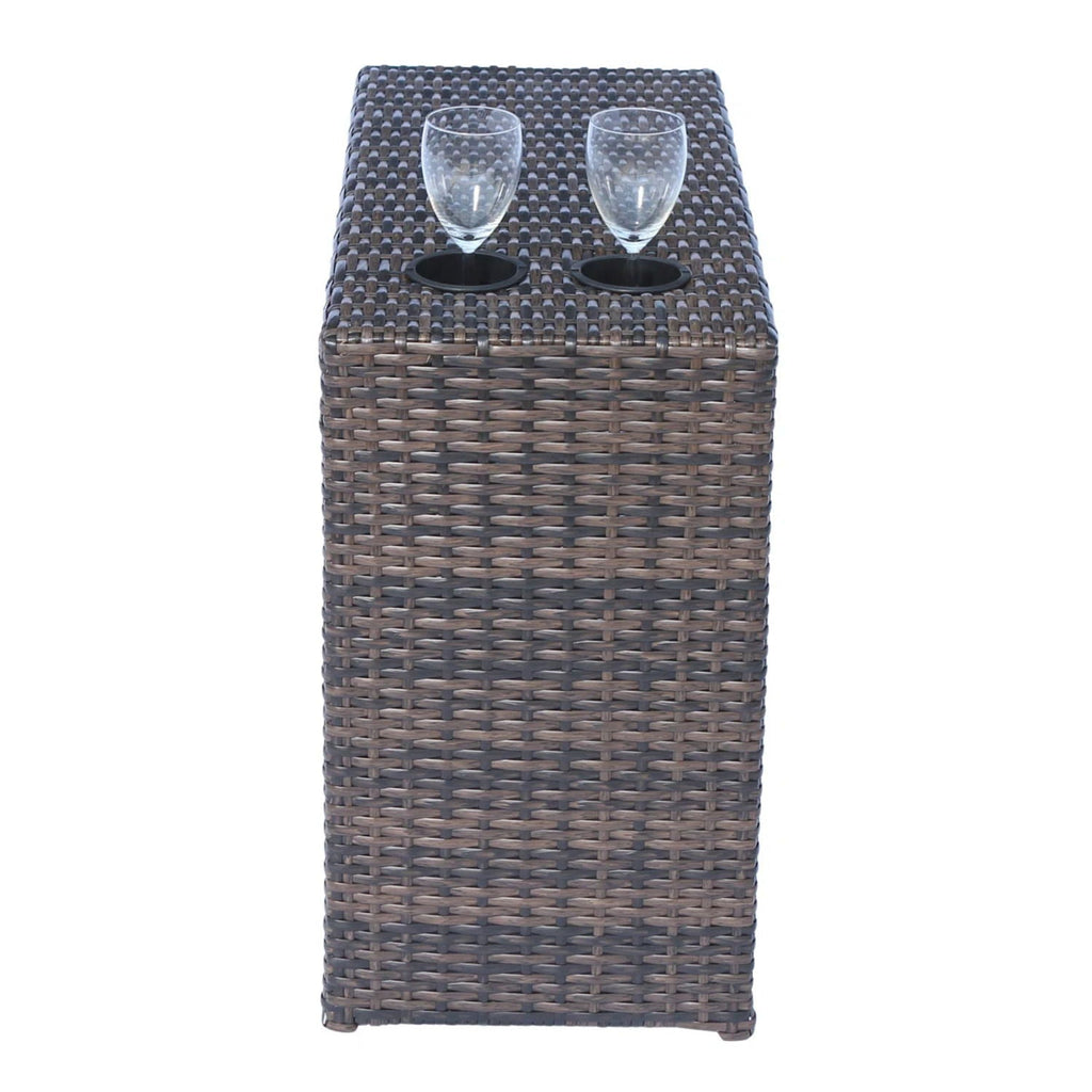 Stylish Wicker Patio Set Table