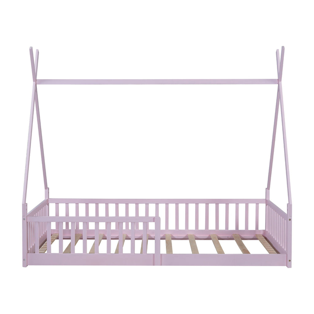 House Shaped Design Bed With Fence