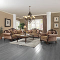 Chateau De Ville - Sofa With 5 Pillows (Same Lv01588) - Fabric & Espresso