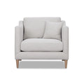 Chair With High Track Arms - Beige