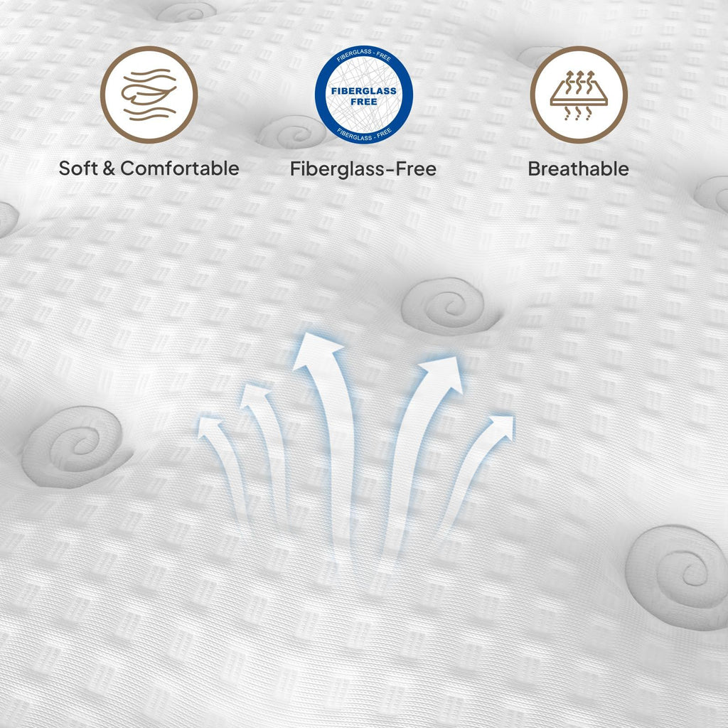 12" Hybrid Mattress With Innersprings & Gel Memory Foam