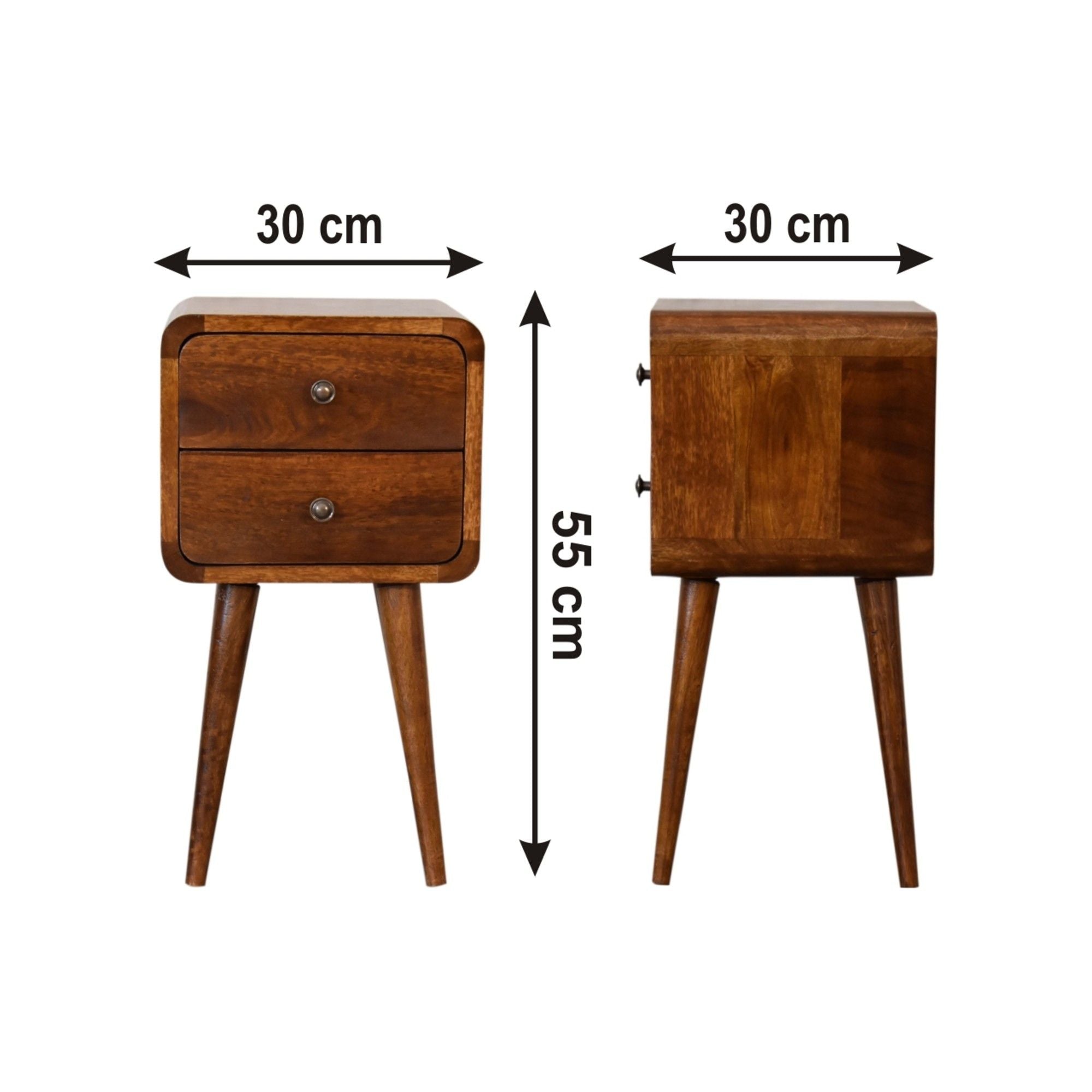Curved Nightstand