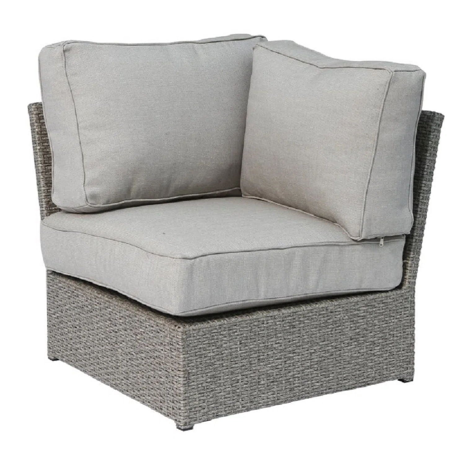 Rattan Sectional Sofa Set With Cushions