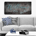 Crazy Lousd Lave Family Name Sign