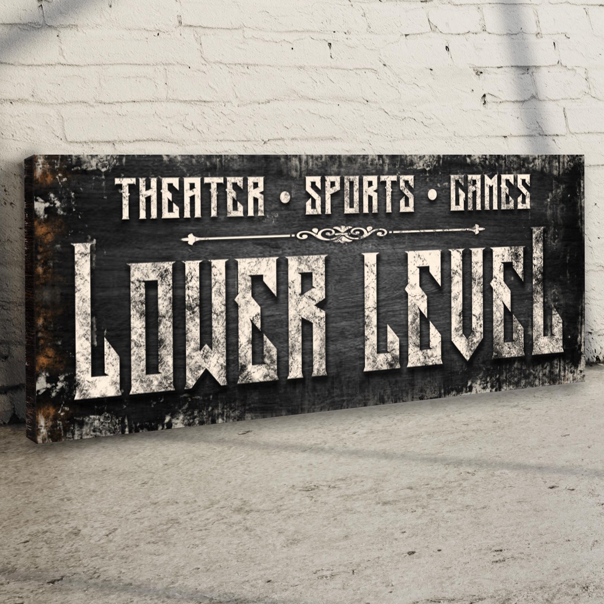 Lower Level Sign