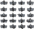 SRAM Disc Brake Pads - Organic Compound Steel Backed Powerful For Trail Guide G2 Box/20 Pair