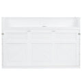 Murphy Bed With Desk, LED Light And USB Charging Station