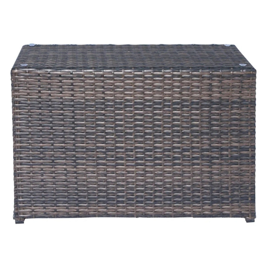 Comfortable Modern Patio Rattan Sectional Set With Cushions