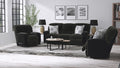 Comet - Lay Flat Reclining Sofa - Black