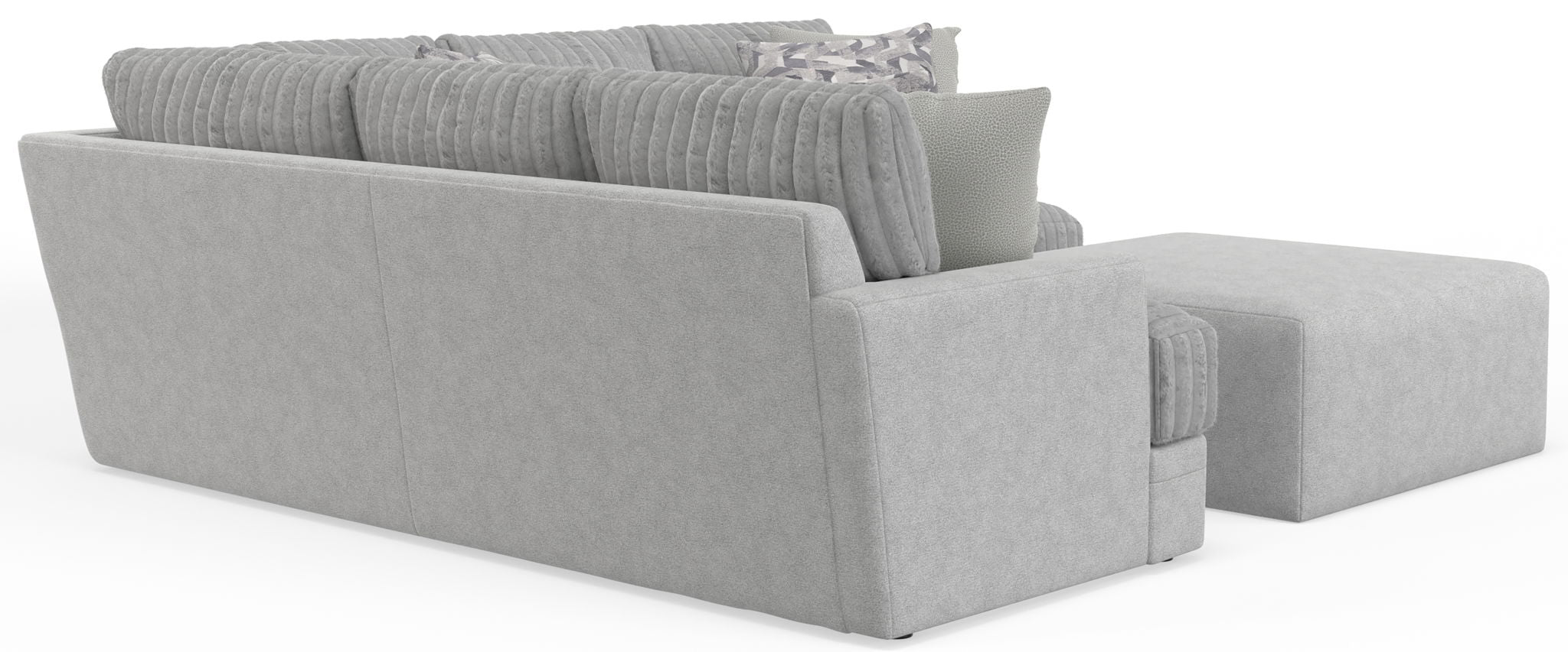 Titan - Sectional With Comfort Coil Seating, Cocktail Ottoman And Accent Pillows Included