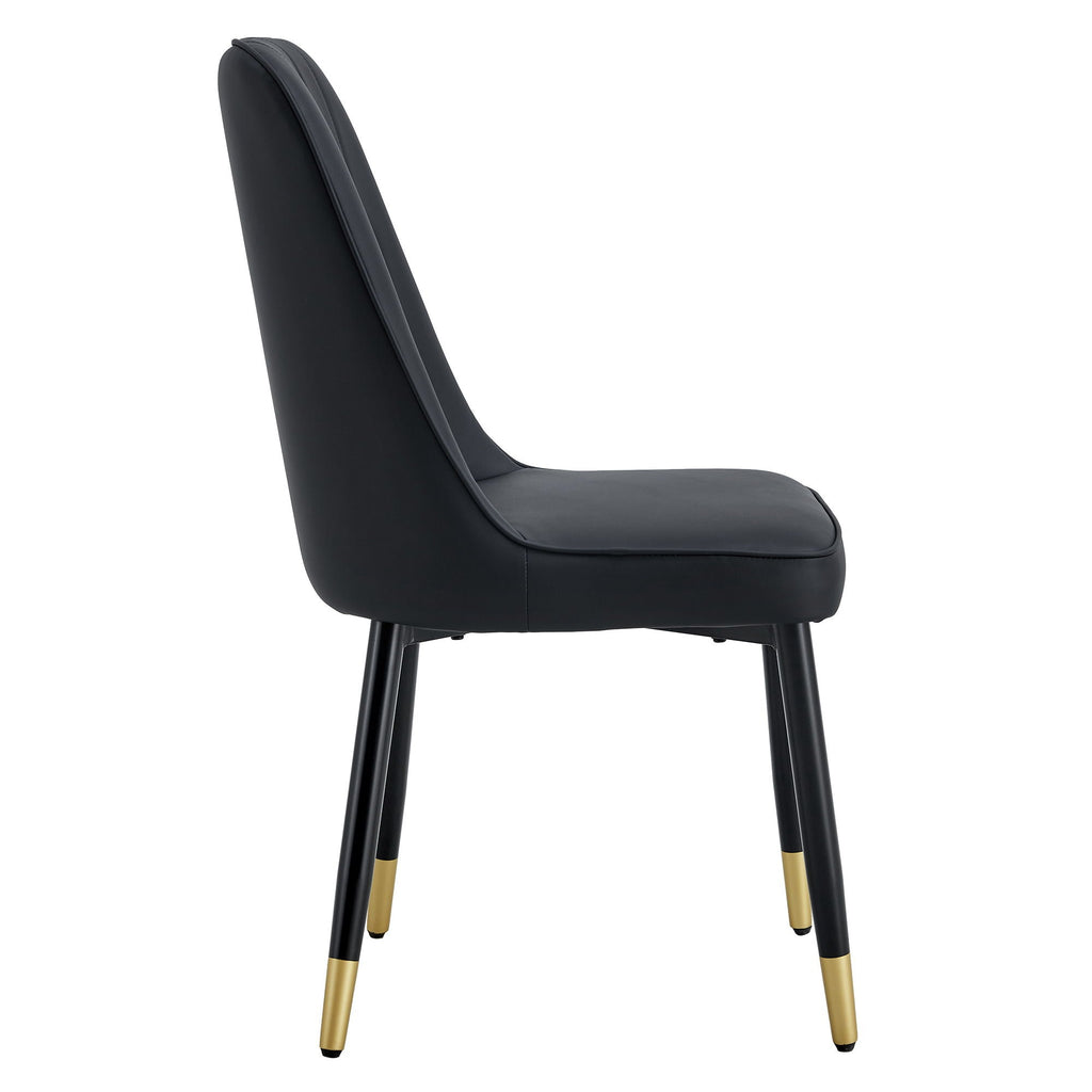 Modern Chair With Metal Legs
