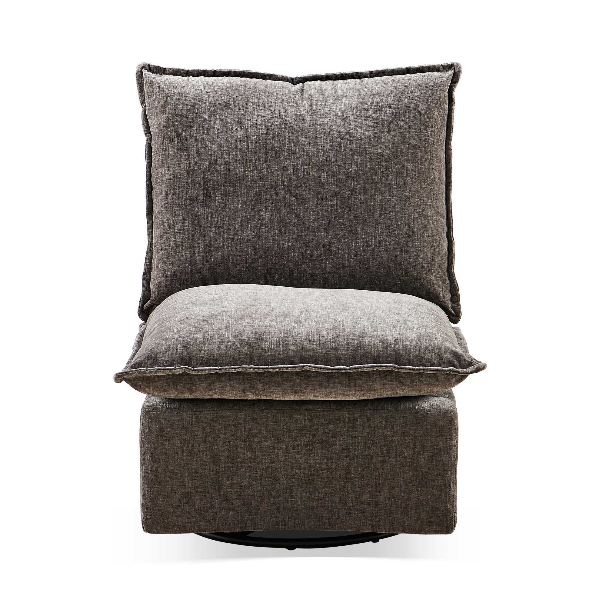 Detachable Single 360 Swivel Rocking Rocker, 360 Swivel Sofa Chair & Single Sofa Lounge, Comfortable Seating For Living Room & Bedroom Sofa 1 Piece
