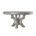 Dresden - Round Pedestal Dining Table - Vintage Bone White