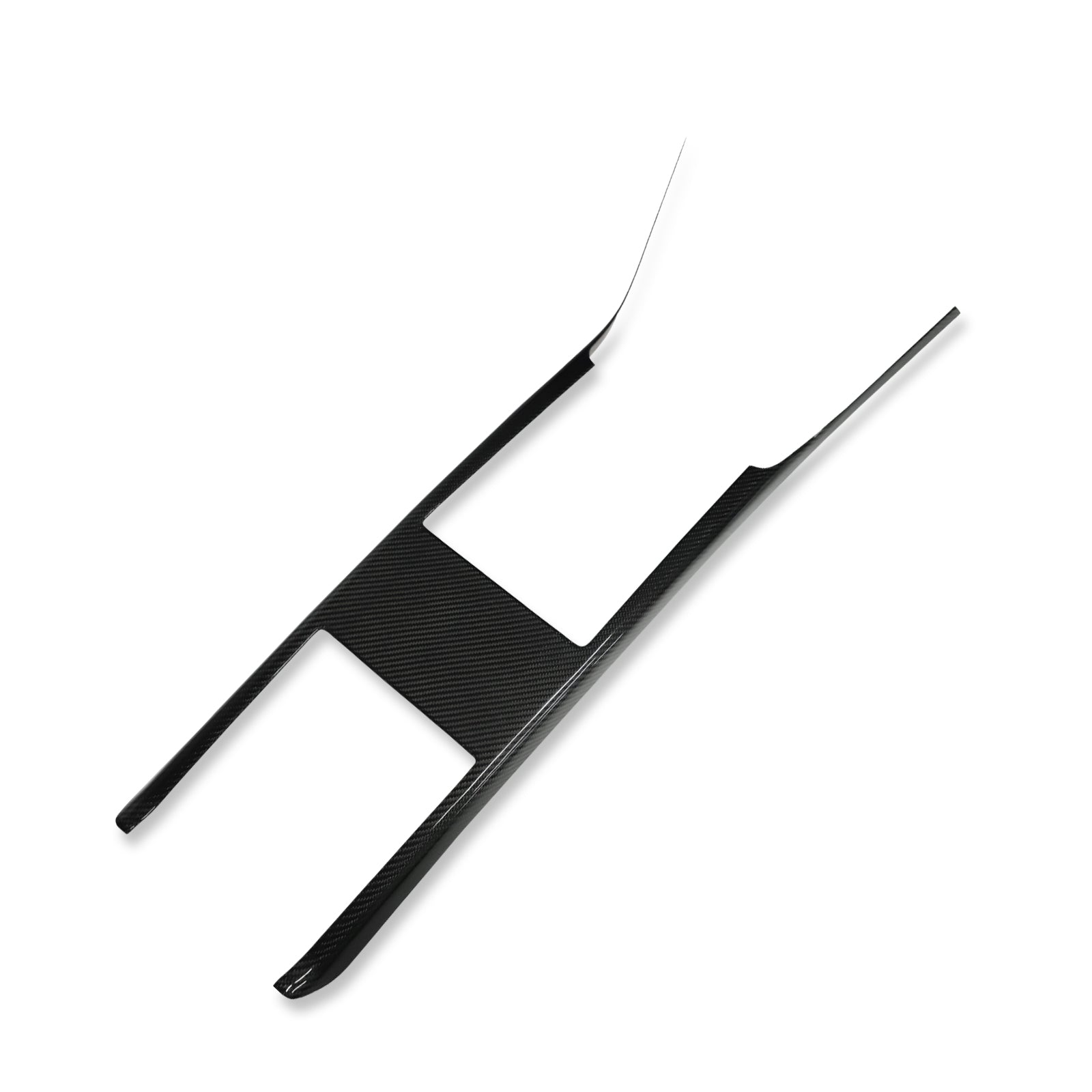 Carbon fiber Center console trim panel for Model S/X 2022+