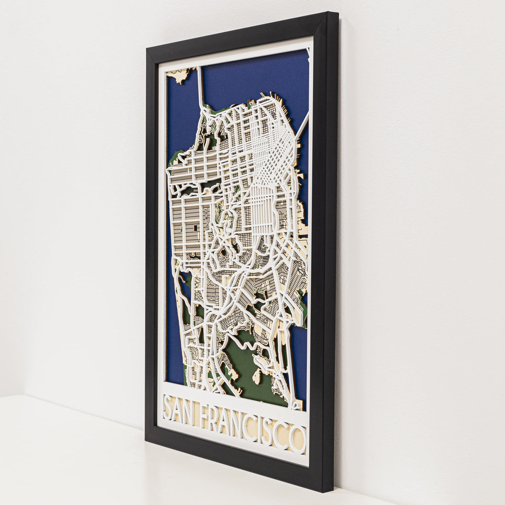 3D City Map San Francisco
