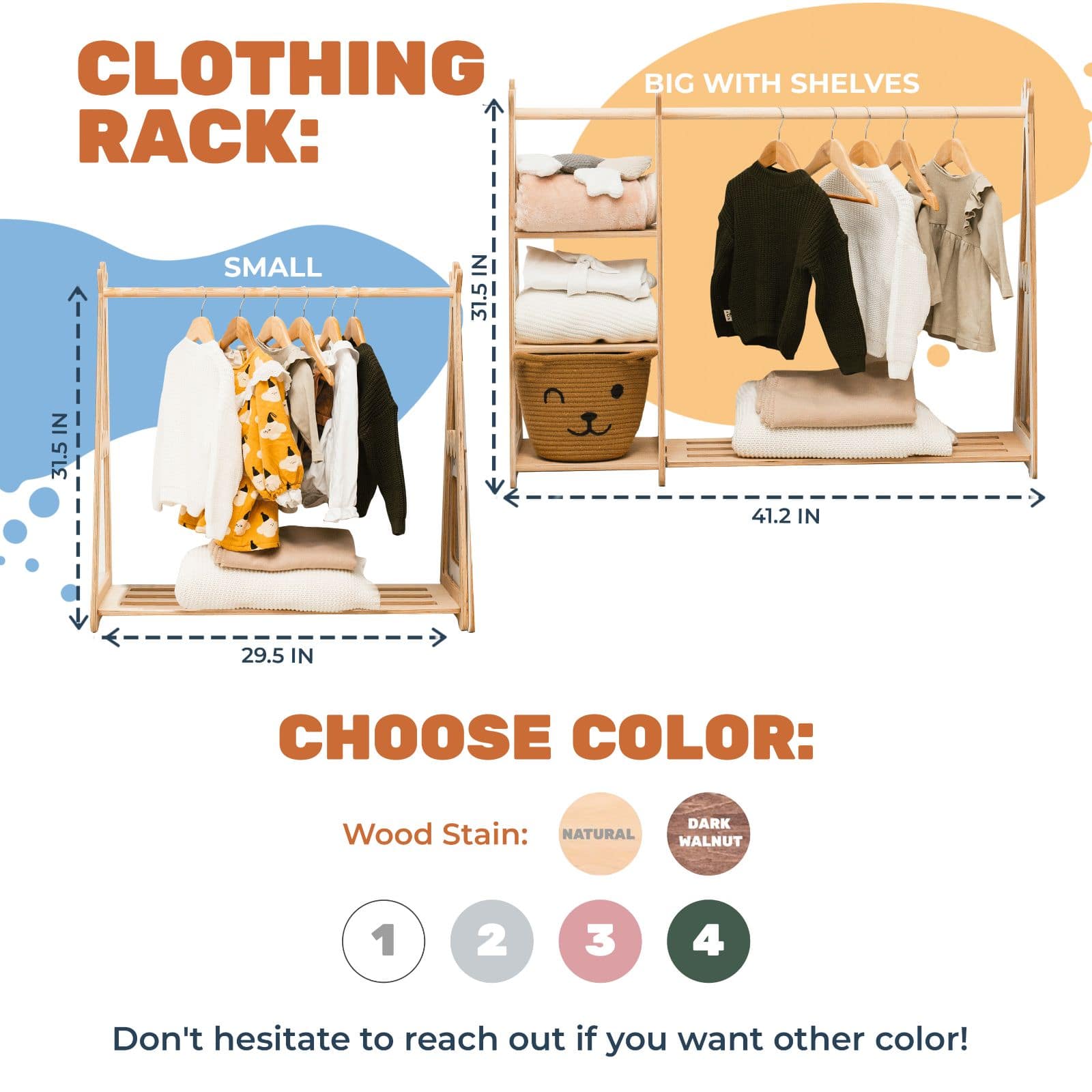 Teepee Clothing Rack