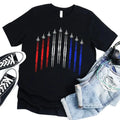 Air Force Flyover Red White And Blue Adult T-shirt