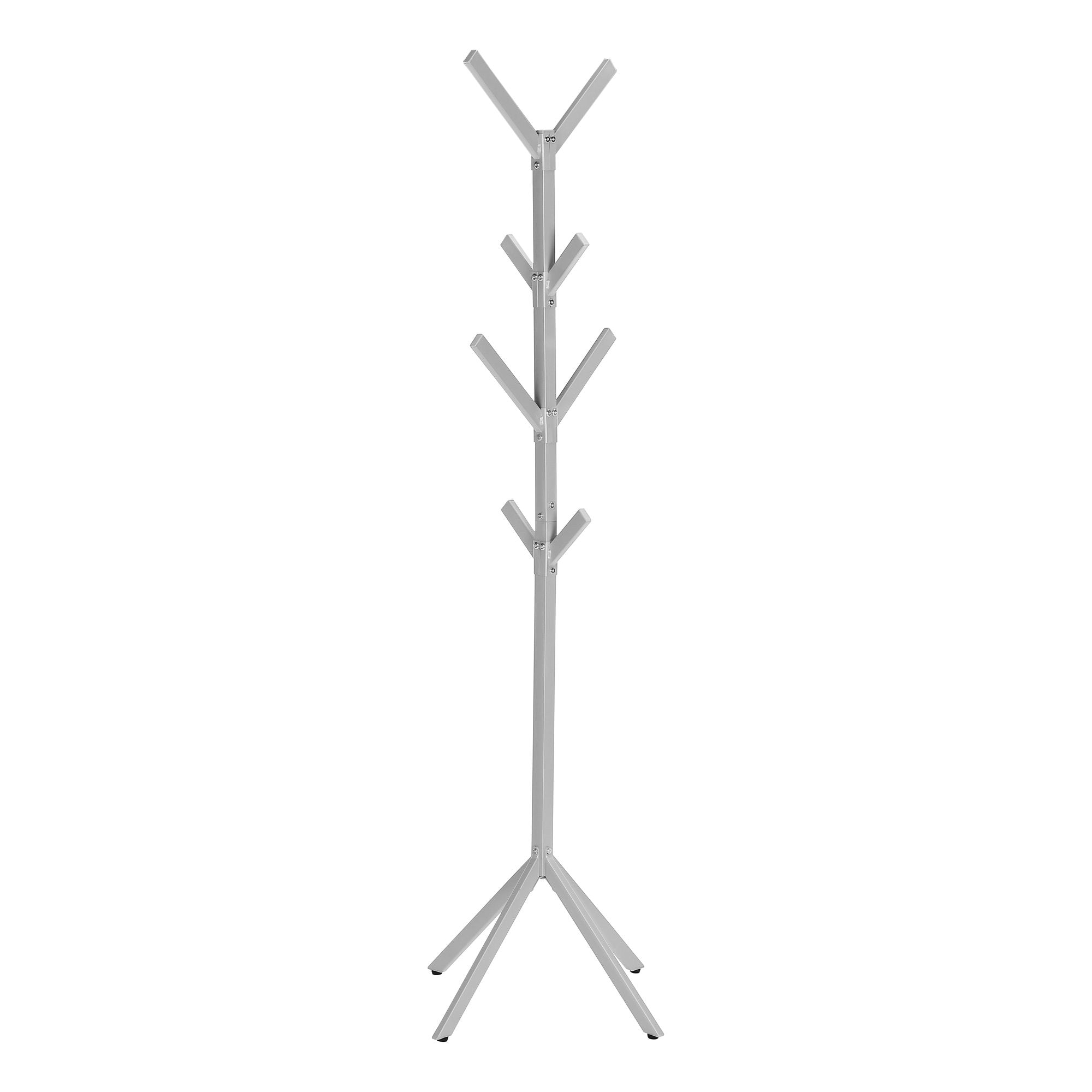 Coat Rack, Hall Tree, Free Standing, 8 Hooks, Entryway, Contemporary & Modern