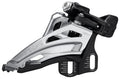 Shimano Deore FD-M4100-E Front Derailleur - 10-Speed Double Side Swing Front Pull E-Type Mount Silver/BLK
