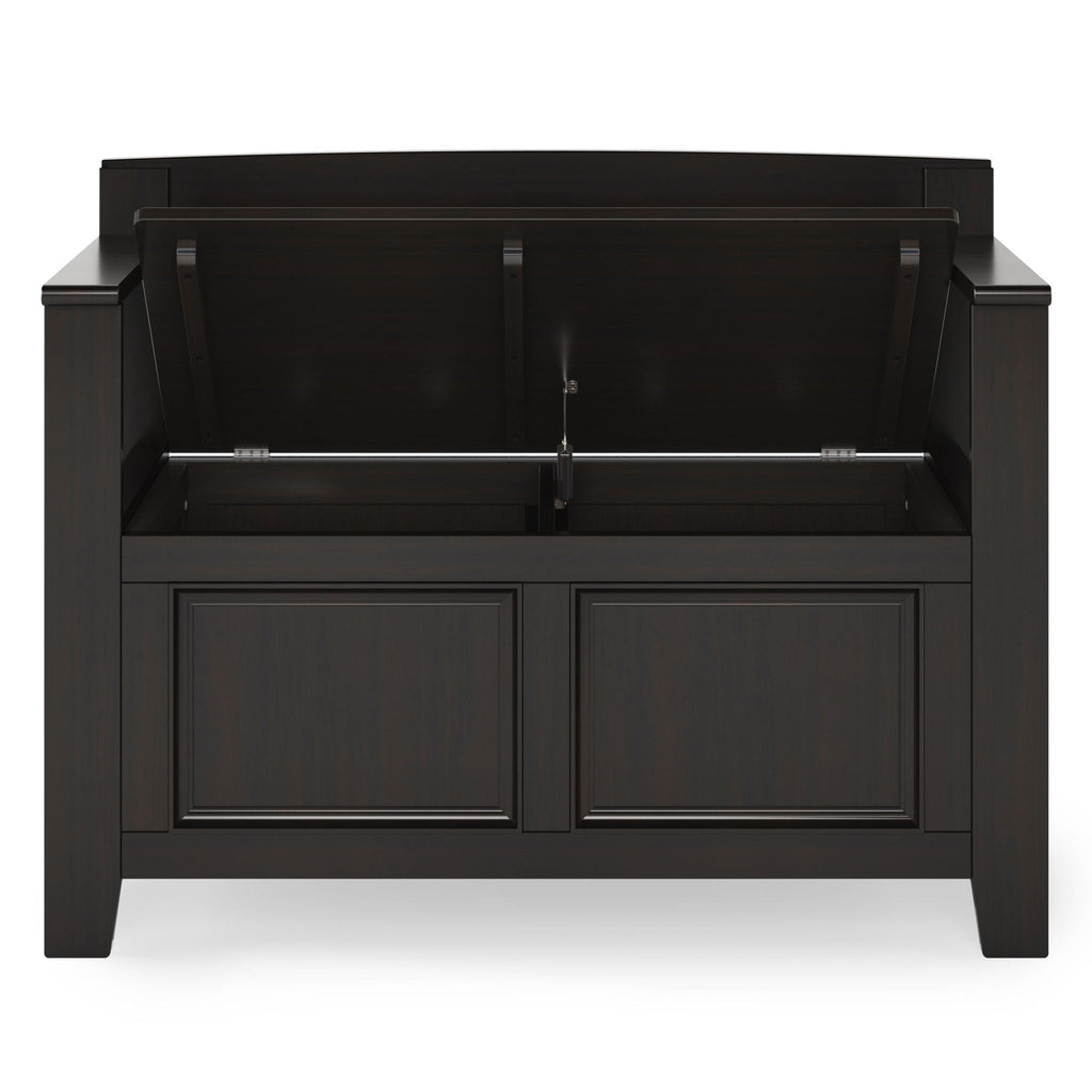 Amherst - Small Transitional Entryway Storage Bench