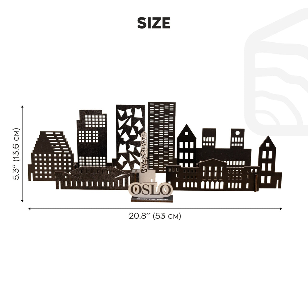 Wooden Travel Decor Memory City – Oslo