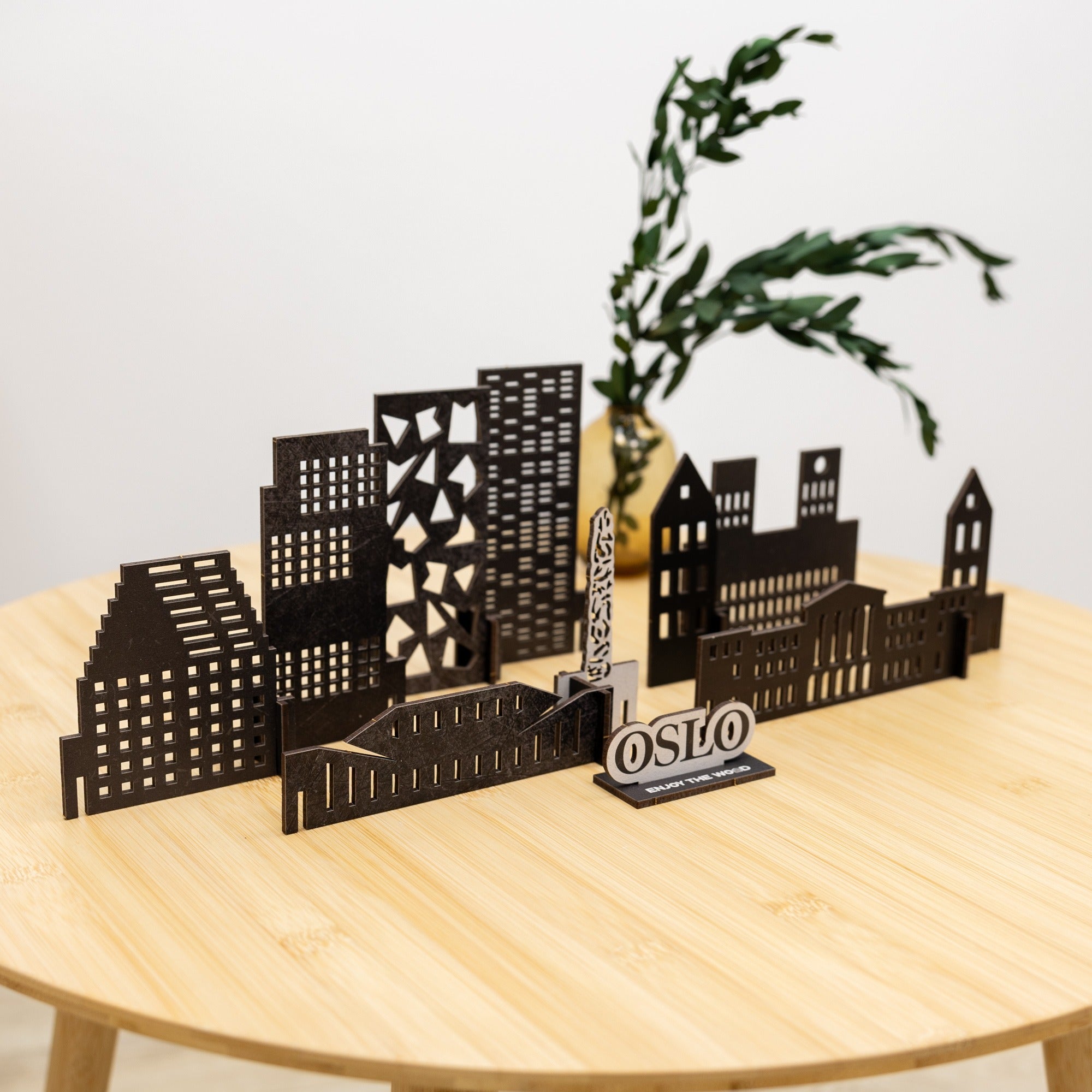 Wooden Travel Decor Memory City – Oslo