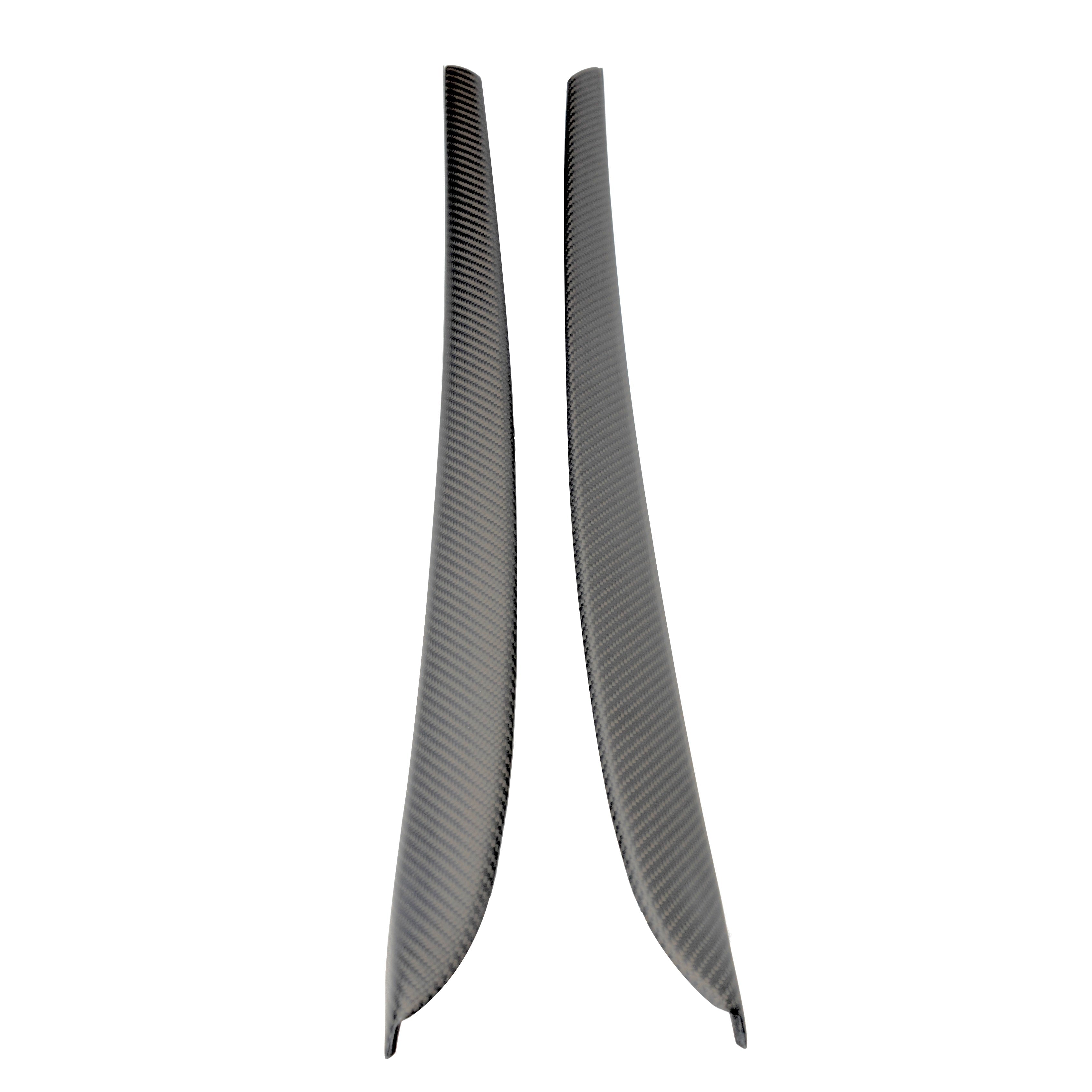 TESERY Model 3 / Y Door Panel Trim - Carbon Fiber Interior Mods【2pcs】